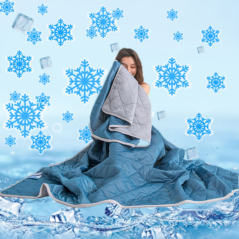 Cooling Blanket Hot Sleepers - بطانية تبريد صيفية فائقة النعومة -