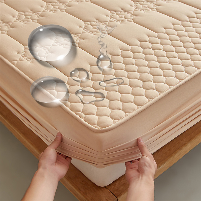 Waterproof Mattress Protector Breathable - 100% واقي مرتبة مقاوم للماء تنفس