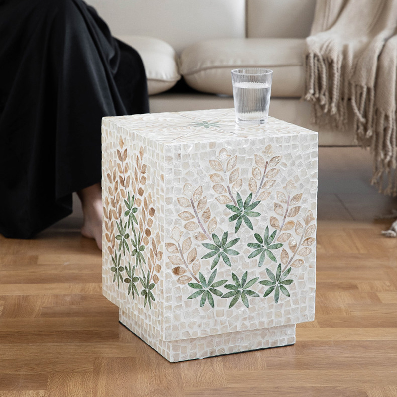 Storage & Organization - طاولة شاي إبداعية على شكل صدفة،