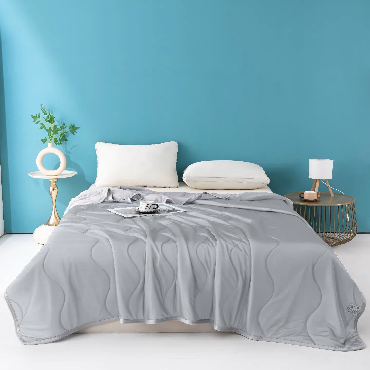 Cooling Blanket Hot Sleepers - بطانية خفيفة الوزن وقابلة للتنفس لتبريد