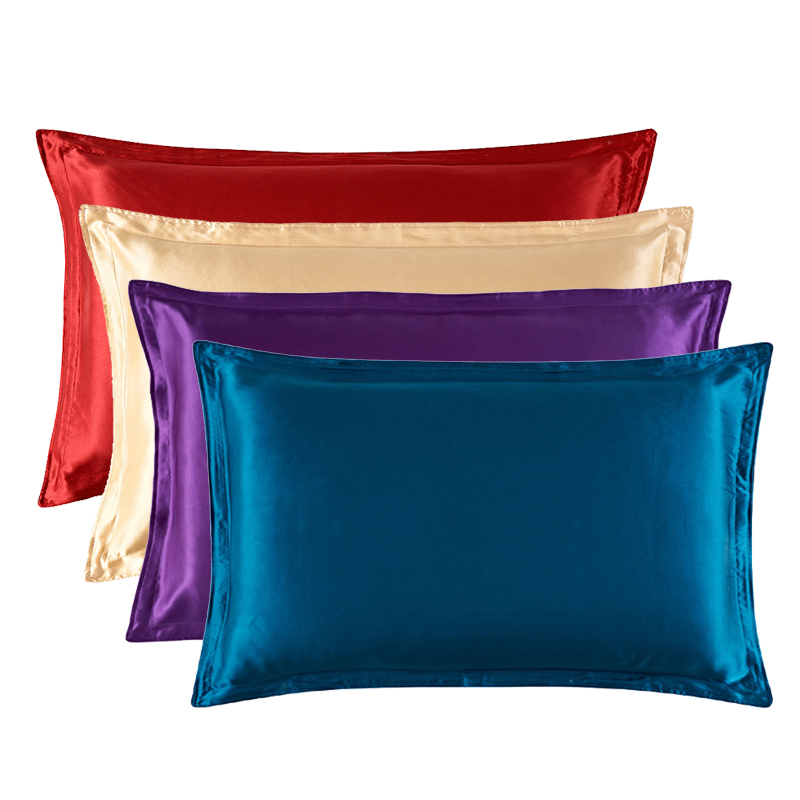 48x74 سنتيمتر المخدة خليط الصل - مراجعة Satin Silk Pillowcase Hair Skin وسعره