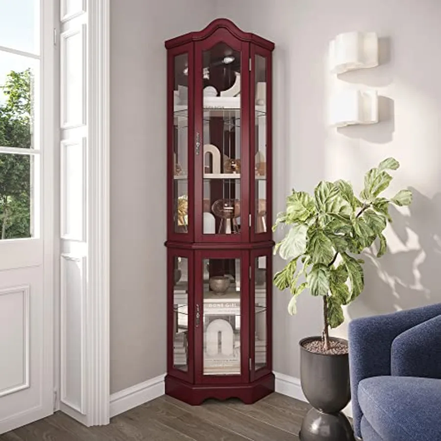 وحدة رفوف خشبية لعرض الزوايا ا - مراجعة Storage & Organization وسعره