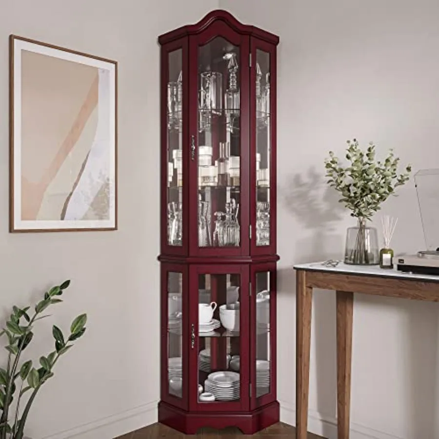 وحدة رفوف خشبية لعرض الزوايا ا - مراجعة Storage & Organization وسعره