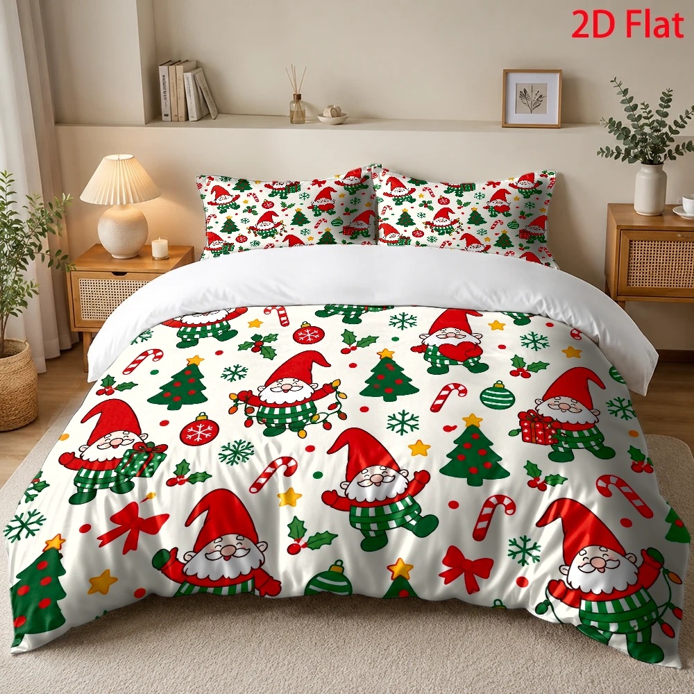 طقم غطاء لحاف بتصميم شجرة عيد  - مراجعة Duvet Cover Sets With Zipper وسعره