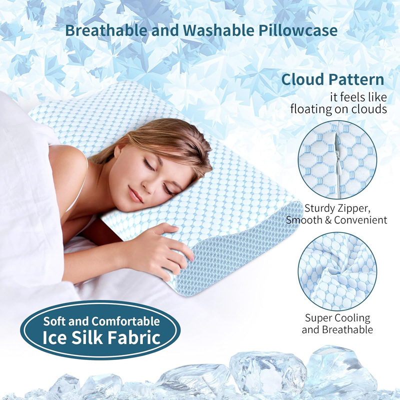 انتعاش بطيء وسادة 60*40*12 سنت - مراجعة Anti Snore Contour Pillow وسعره