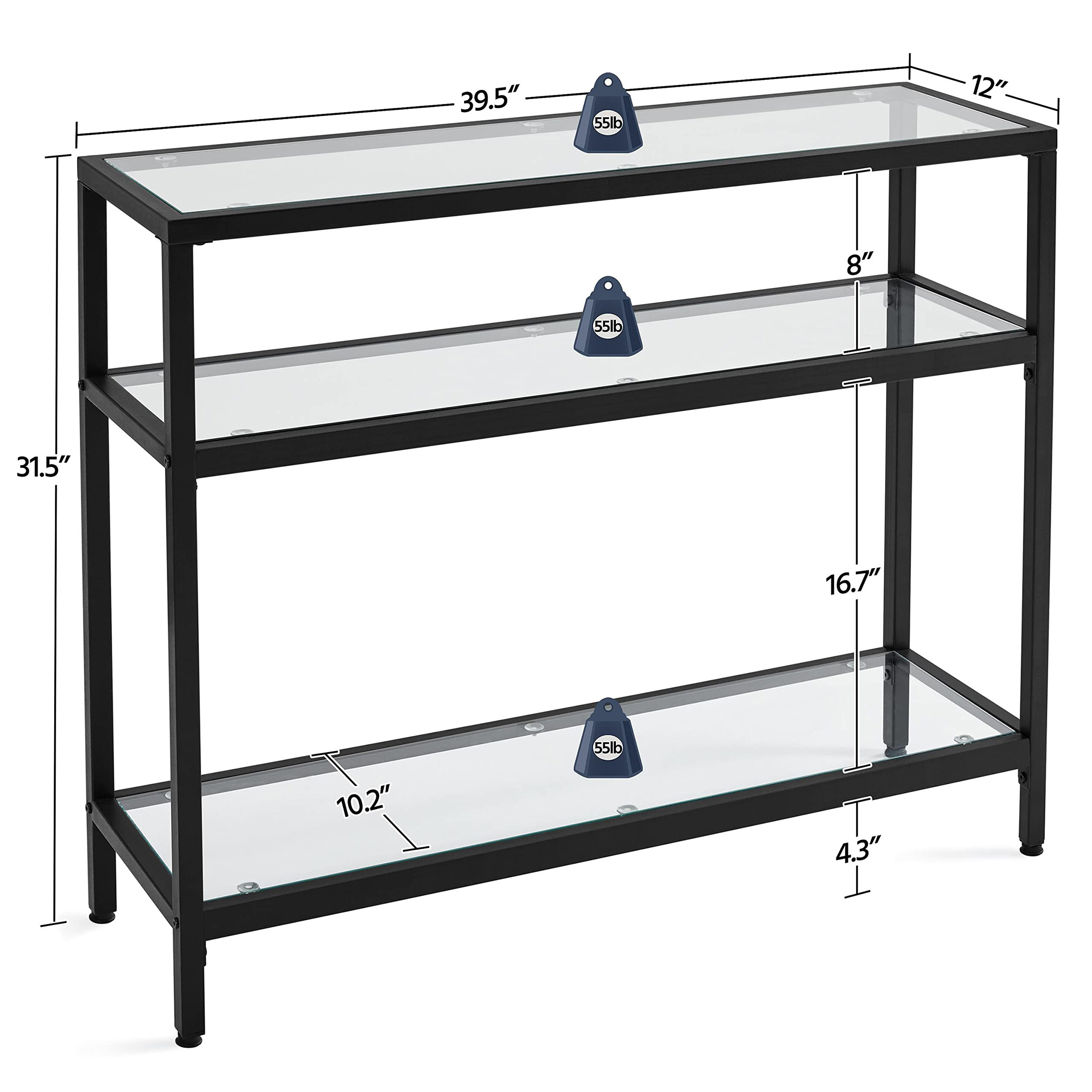طاولة كونسول بإطار معدني وسطح  - مراجعة Storage & Organization وسعره